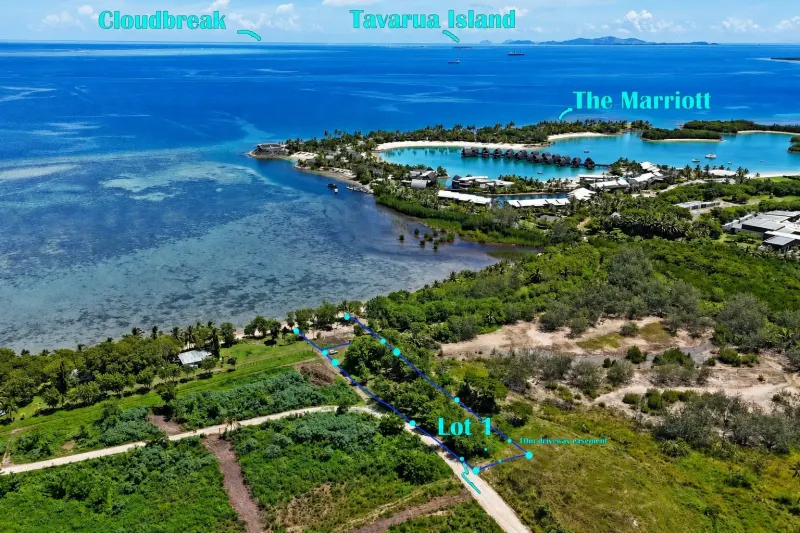 Momi Bay Fiji Oceanfront Land Cloudbreak - 3