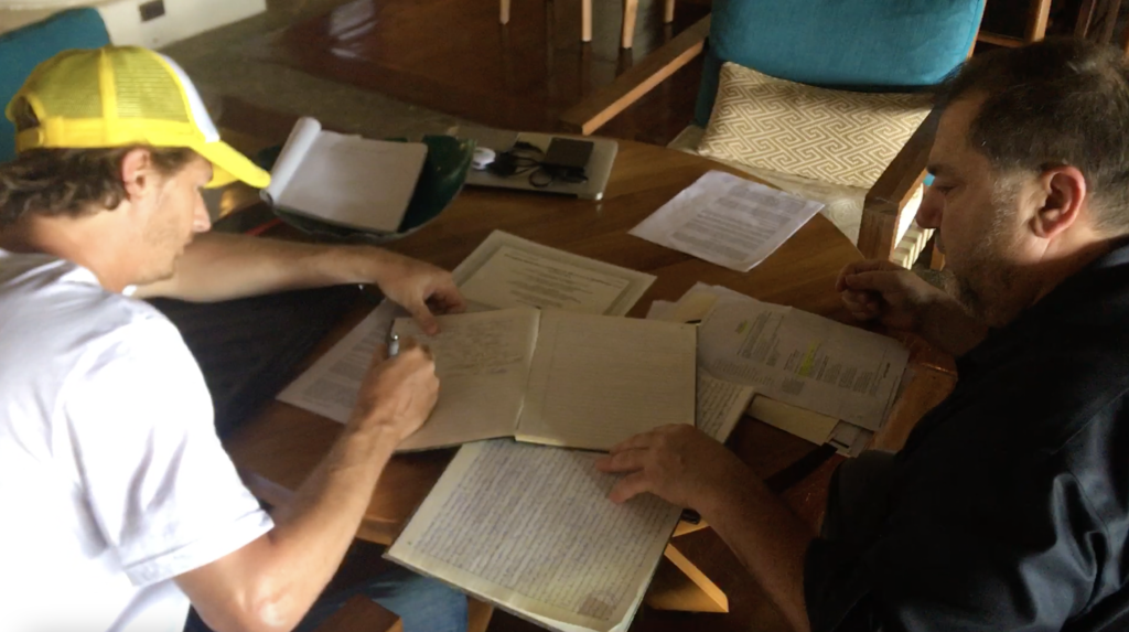 Signing corporate documents for the transfer of real property.